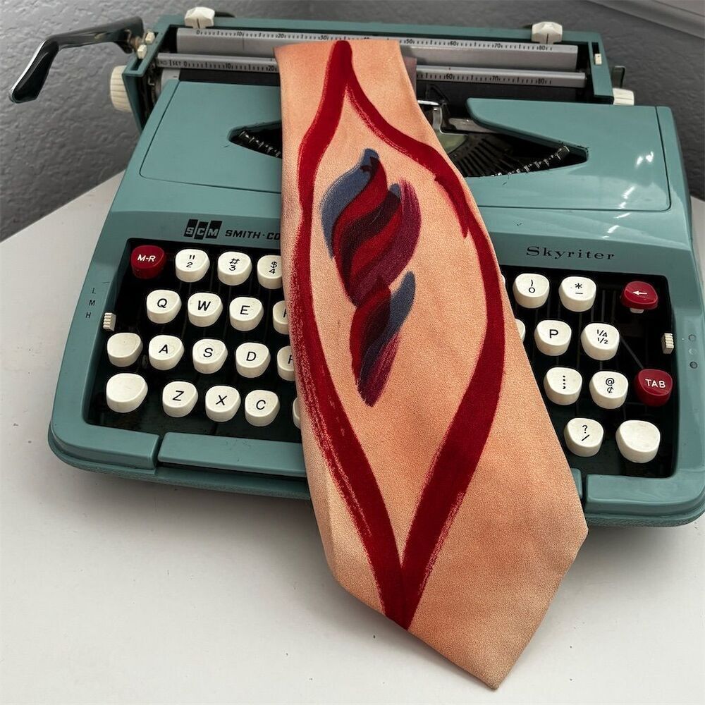 Stylish Red and Orange Tie
